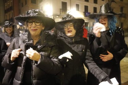 Momentos célebres de la despedida del carnaval en León. RAMIRO
