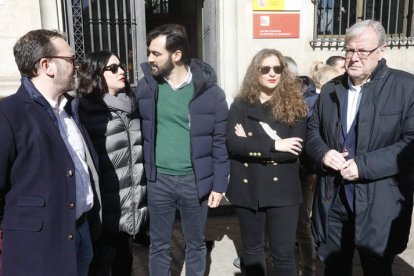 Faustino Álvarez recogió las reivindicaciones.  DL