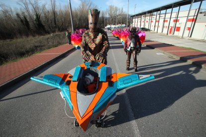 Bembibre vivió su sábado de Piñata para cerrar las fiestas de Carnaval en el Bierzo Alto.
