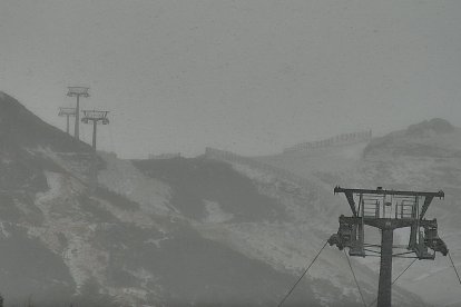 Nieve en León.