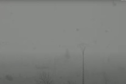Nieve en León.