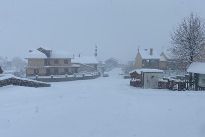 Nieve en Burón