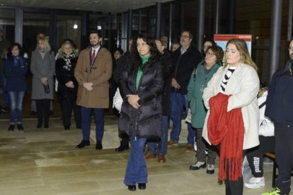 Imagen de algunas de las obras expuestas estos días en La Peregrina de Sahagún.  ACACIO