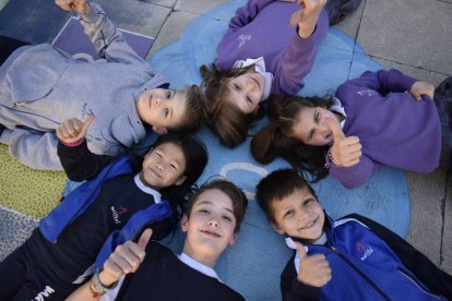 Alumnos del Colegio Marista de León.