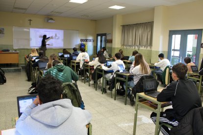 Alumnado de ESO en el colegio Don Bosco-Salesianos.