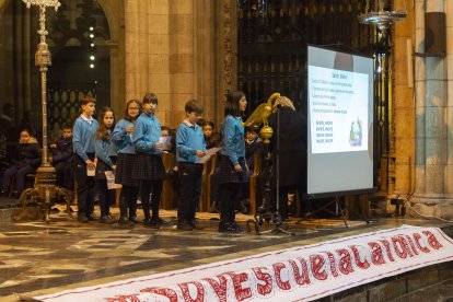 Encuentro de Escuelas Católicas en la Catedral de León