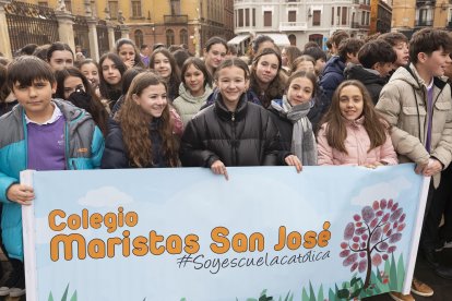 Encuentro de Escuelas Católicas en la Catedral de León