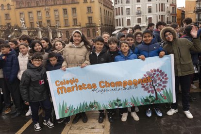 Encuentro de Escuelas Católicas en la Catedral de León