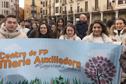 Encuentro de Escuelas Católicas en la Catedral de León