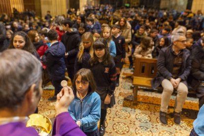 Encuentro de Escuelas Católicas en la Catedral de León