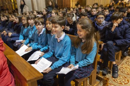 Encuentro de Escuelas Católicas en la Catedral de León