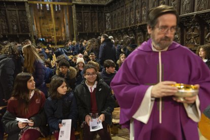 Encuentro de Escuelas Católicas en la Catedral de León