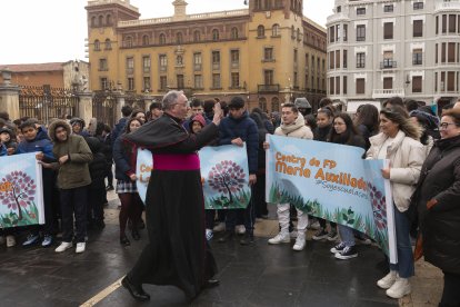 Encuentro de Escuelas Católicas en la Catedral de León