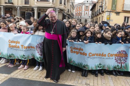 Encuentro de Escuelas Católicas en la Catedral de León