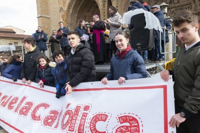 Encuentro de Escuelas Católicas en la Catedral de León