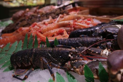 Pescadería Milagros en el Mercado del Conde Luna