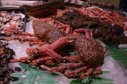 Pescadería Milagros en el Mercado del Conde Luna