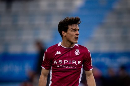 Un lance del partido CE Sabadell-Cultural en la Nova Creu Alta.