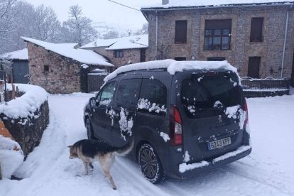 Imagen este domingo del pueblo de La Majúa, en el municipio de San Emiliano.