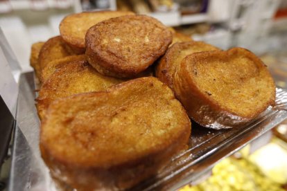 Torrijas, típicas en Semana Santa.