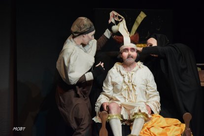 Una escena de Valpone.