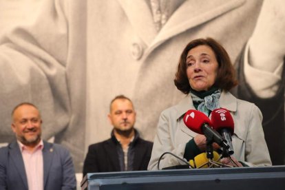 Una de las piezas de Eduardo Arroyo que se pueden ver en la Térmica Cultural. ANA F. BARREDO