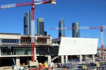 Aglomeraciones por la obras en la estación de Chamartín.