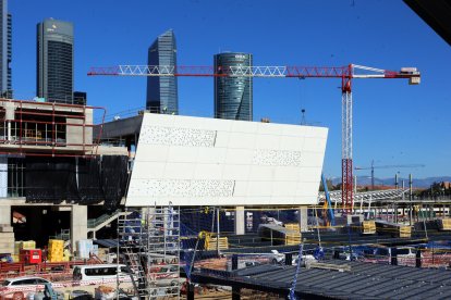 Aglomeraciones por la obras en la estación de Chamartín.