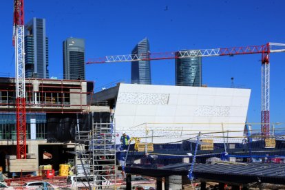 Aglomeraciones por la obras en la estación de Chamartín.