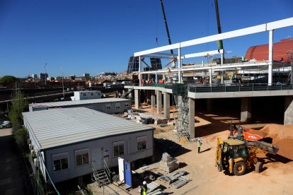 Aglomeraciones por la obras en la estación de Chamartín.