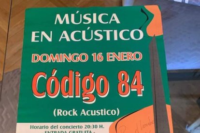 Cartel histórico de Código 84. DL