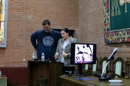 Esteban y Cristina. sobrinos de Valentín Pérez.