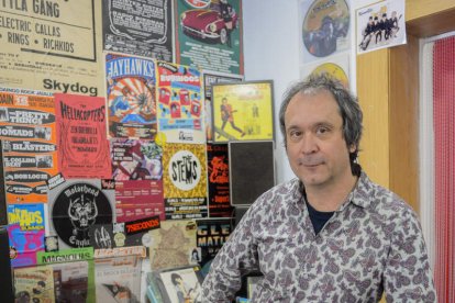 Juancho López, de Discos Lizard. MARÍA FUENTES