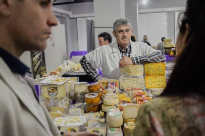 El centro Expocoyanza acoge desde este sábado hasta el domingo la tercera edición de Iberqueso, la feria del queso de España y Portugal, con 27 productores.