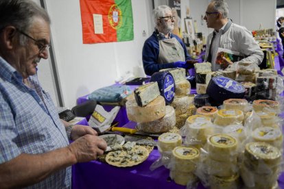 El centro Expocoyanza acoge desde este sábado hasta el domingo la tercera edición de Iberqueso, la feria del queso de España y Portugal, con 27 productores.