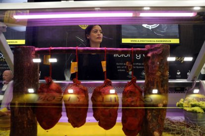 Otra imagen de la feria, este lunes.