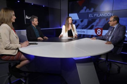 Juanjo Fernández, en la tertuliia de anoche.  RAMIRO