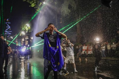 La manifestación de este martes se prolongó durante cerca de seis horas y acabó con varios heridos.