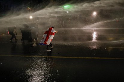 La manifestación de este martes se prolongó durante cerca de seis horas y acabó con varios heridos.