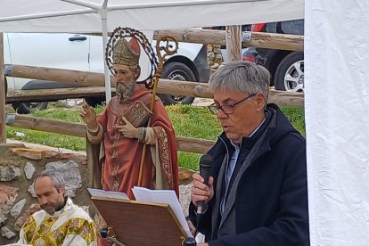 El delegado territorial de la Junta en León, Eduardo Diego, ha presenciado y participado en la romería y en la rogativa en honor a San Froilán.