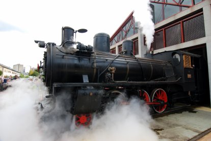 Exhibición de la locomotora 31.