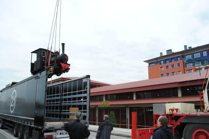 Una pérdida. La máquina de boca mina de Gaiztarro parte en 2014 para Binz, vendida por los herederos del propietario que la había dejado en depósito.