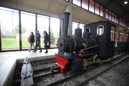 La máquina de Gaiztarro, todavía en la lonja.