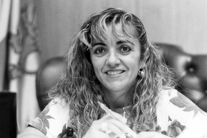 Isabel Carrasco en su etapa de delegada territorial de la Junta en León.