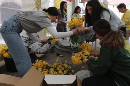Concentración con capilotes en Riaño.