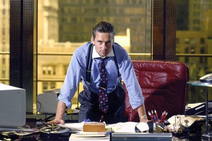 Una escena de la película 'Wall Street'.