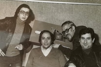 Manuel Martínez Henares, Marcelino Cuevas, Eloy Vázquez y Gelete.