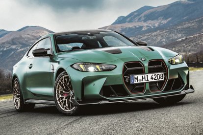 Receta M: ‘Riñones’ perfilados en rojo, llamativa seña luminosa a modo de faros y el ‘Verde Infierno’ para la carrocería de un M4 CS que se ha batido el cobre en Nürburgring… ¡nada menos!. BMW