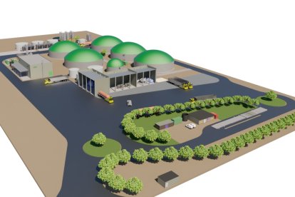 Imagen del proyecto de la planta de Genia Bioenergy para Valencia de Don Juan