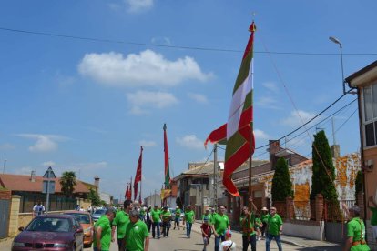 Los pendones volverán a Pobladura el domingo. MEDINA